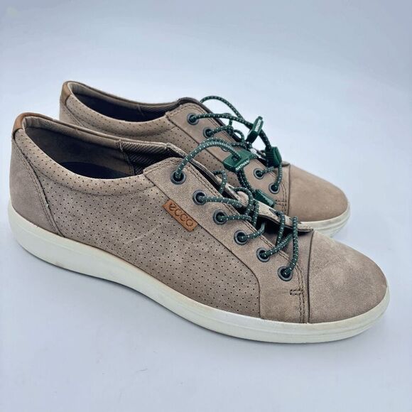ECCO Men\'s Soft 7 Sneaker Navajo Brown Casual Leather Shoes Size 7‎ main image 4